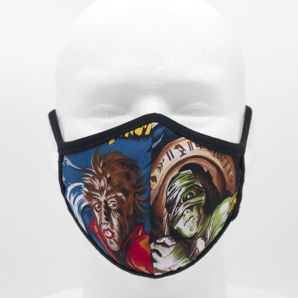 Teen's Monsters Halloween Face Mask